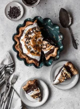 Chocolate Cream Pie + Bourbon Butterscotch
