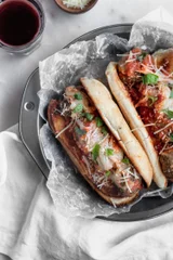 Marc’S Meatball Subs With Garlic Rolls