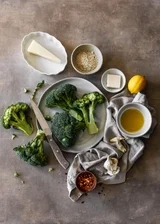 Charred Broccoli With Breadcrumbs & Pecorino