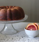 Black Sesame + Blood Orange Pound Cake