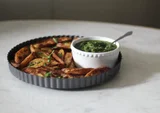 Potato Wedges With Zhoug + Garlic Aioli