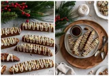 Gingerbread Biscotti With White Chocolate & Lemon
