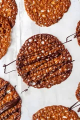 Crispy Almond Flour Lace Cookies (Gluten Free)