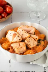 Marry Me Gnocchi with Air Fryer Salmon