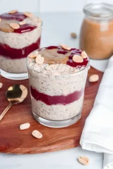 PB&J Overnight Oats
