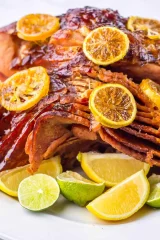 Crock Pot Brown Sugar Pineapple Ham