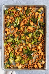 Sheet Pan Tofu & Chickpeas