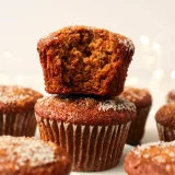 Gingerbread Banana Muffins
