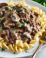 Venison Stroganoff