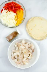 Shrimp Baking Sheet Fajitas