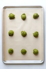 Matcha Chocolate Chip Cookies