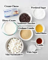 No-Bake Mini S'mores Cheesecakes
