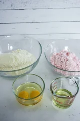 Lemon Strawberry Crinkle Cookies