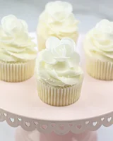 White Wedding Cake Cupcakes