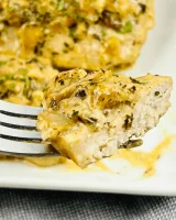 Creamy Pan Seared Pork Chops