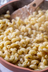 Cavatappi Pasta with Cream Sauce