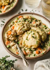 Dutch Oven Chicken and Dumplings