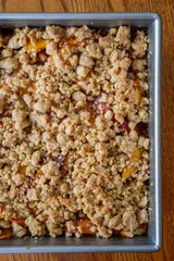 Homemade Peach Crumble