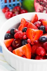 Fruit Berry Salad with Honey Lime Dressing