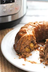 Instant Pot Caramel Apple Bundt Cake