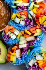 Rainbow Spring Rolls