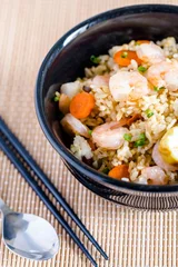 Japanese Fried Rice with Shrimp
