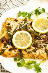 Chicken Asparagus Crepes