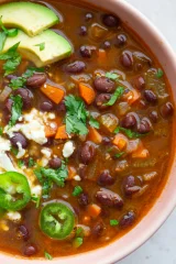 Quick & Easy Black Bean Soup