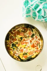 Instant Pot Tomato Bacon Spinach Frittata