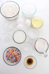 Homemade Confetti Cake