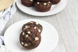 Chocolate Banana Oat Chocolate Chip Muffins
