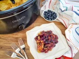 Crockpot Blueberry Lemon Dump Cake