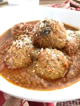 Instant Pot Mozzarella Stuffed Meatballs