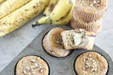 Cream Cheese Filled Banana Bread Muffins