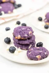 Blueberry White Chocolate Cookies
