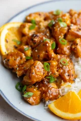 Crispy Orange Tofu (vegan)