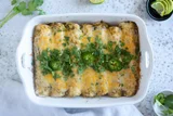 Green Enchiladas with Ground Turkey