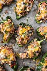 Southwest Stuffed Poblano Peppers