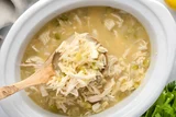 Slow Cooker Greek Lemon Chicken Soup