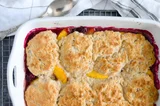 Peach Blackberry Cobbler