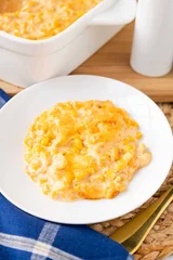 Cheesy Velveeta Corn Casserole