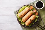 Fried Chicken Spring Rolls