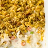 Easy Chicken Stuffing Casserole