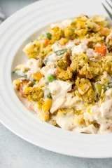 Easy Chicken Stuffing Casserole