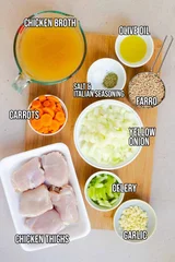 Easy Chicken Soup with Farro