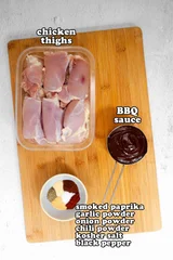 Oven Baked BBQ Boneless Chicken Thighs