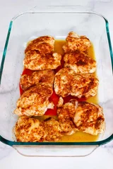 Oven Baked BBQ Boneless Chicken Thighs