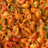 Creamy Rotel Pasta with Ground Beef