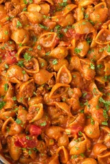 Creamy Rotel Pasta with Ground Beef