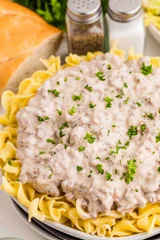 Ground Beef Stroganoff
